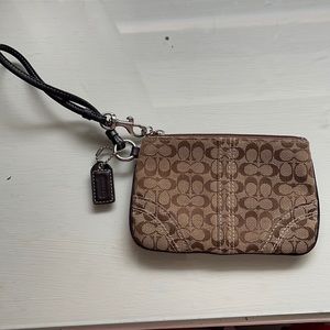 Old school Coach Wristlet